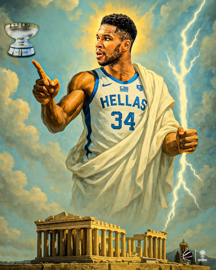 开云体育入口-还在进化！字母哥欧锦赛中投命中率飙升至61.1%