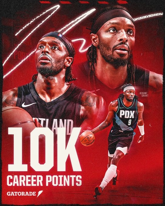 万分先生！格兰特解锁生涯10000分里程碑